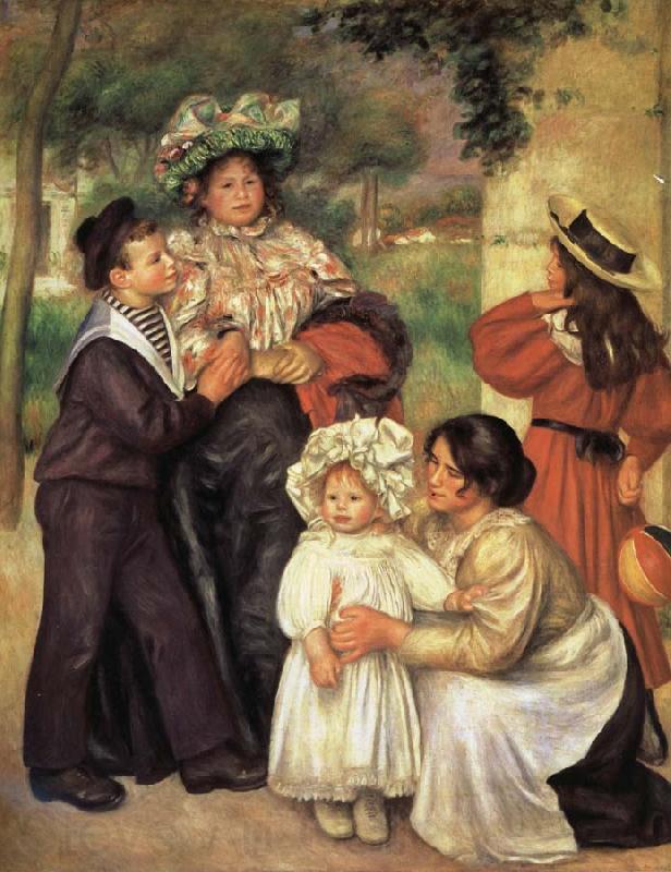 Pierre Renoir The Artist's Family Germany oil painting art